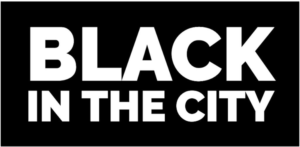 Black In The City Text Logo